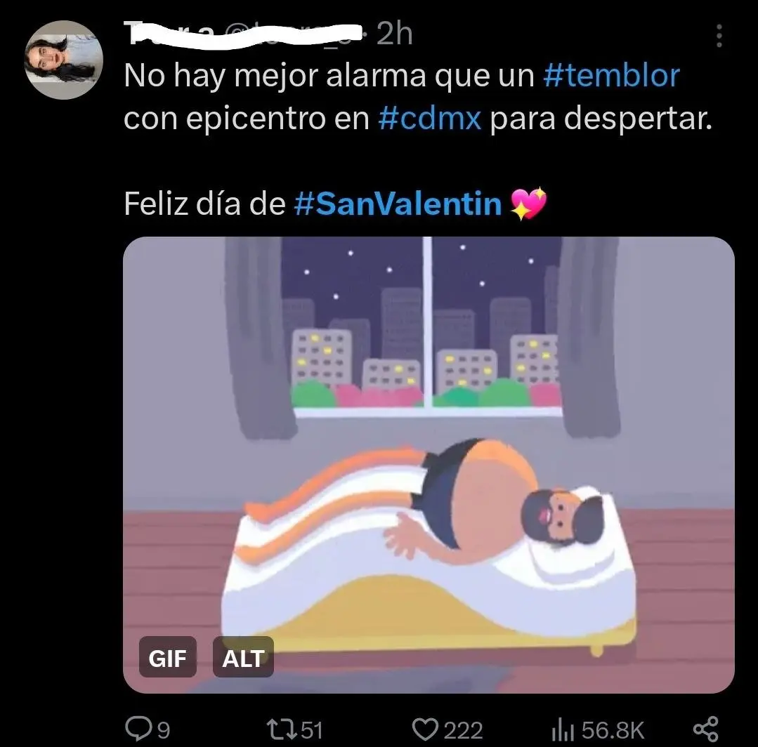 Muy temprano, se sintió la sacudida de la Tierra este 14 de febrero. 