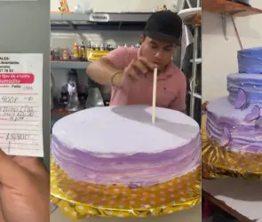 El señor de los pasteles feos’ causa polémica por cobrar 11 mil pesos; ‘mejor los del Costco’