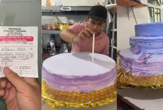 El señor de los pasteles feos causa polémica por cobrar 11 mil pesos.