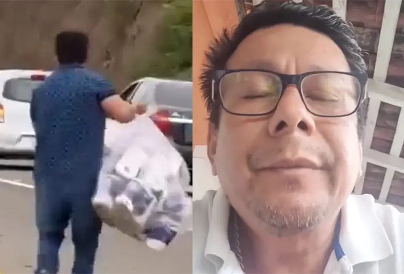 Captan a funcionario p&uacute;blico rapi&ntilde;ando cami&oacute;n tras accidente; Ayuntamiento lo separa de su puesto