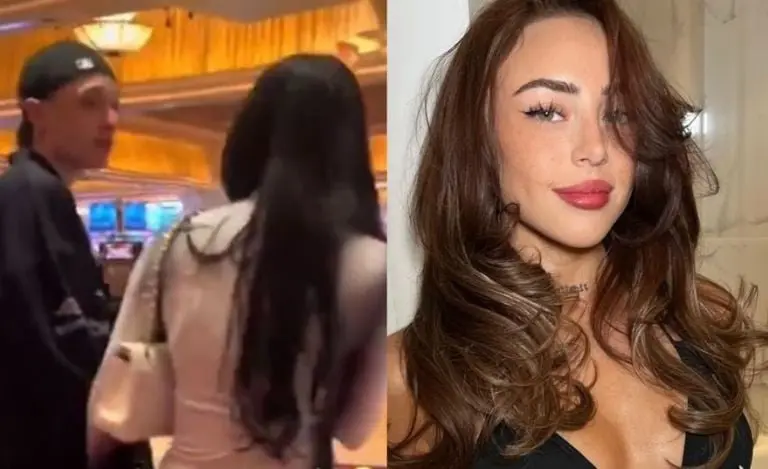 La influencer fue captada de la mano con el cantante; ahora sale a defenderse Créditos: Especial