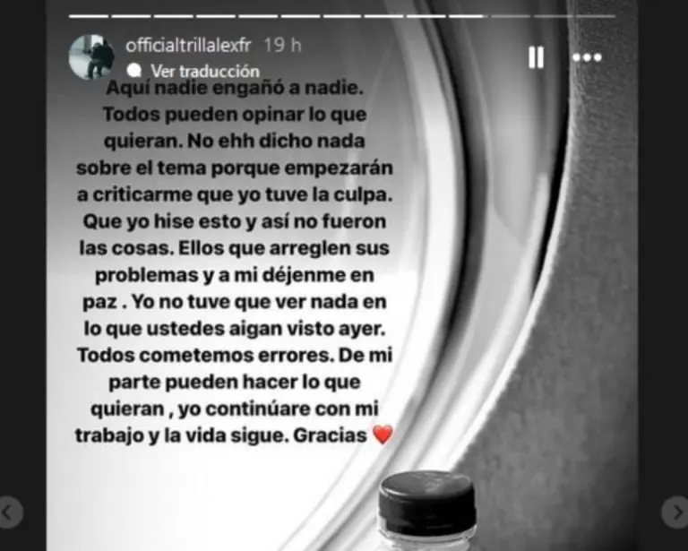 Este fue el mensaje que dejó el empleado de Peso Pluma Créditos: Instagram