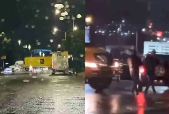 A través de las redes sociales, se han compartido videos en los que muestran el tiroteo y presuntos obstáculos en las carreteras A través de las redes sociales, se han compartido videos en los que muestran el tiroteo y presuntos obstáculos en las carreteras