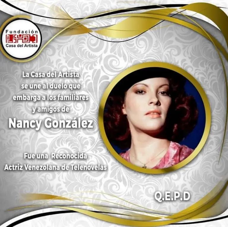 Nancy González murió a los 72 años
