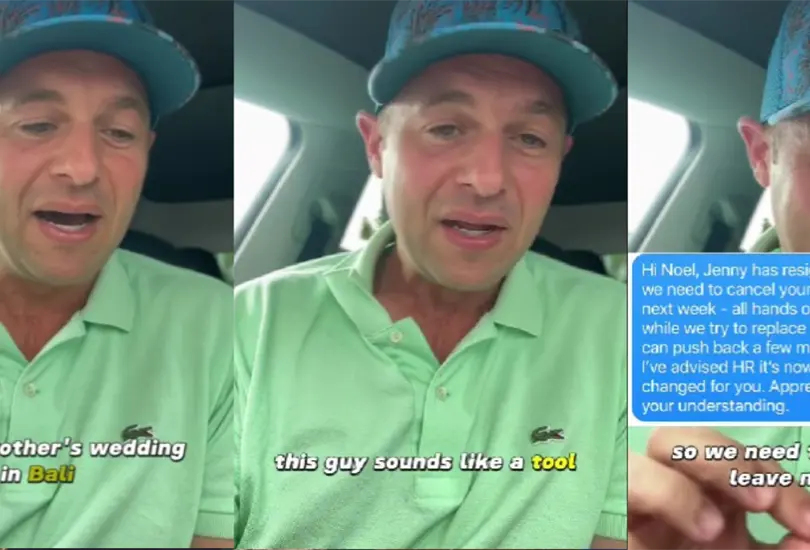 En un video viral, un empleado tom&oacute; una postura inquebrantable frente a la decisi&oacute;n de su jefe de cancelar, de &uacute;ltimo momento, sus vacaciones ya pagadas.