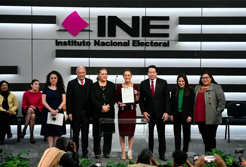 Claudia Sheinbaum se registra como candidata presidencial de Morena: una mujer transformadora llegar&aacute; a la presidencia