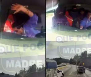 ´Te voy a matar aquí´: Captan violento asalto a chofer de tráiler en la autopista Arco Norte |VIDEO