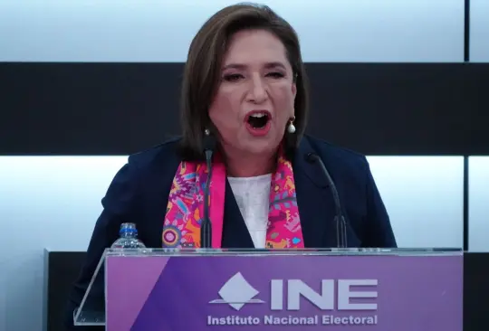 Xóchitl Gálvez se registra como candidata presidencial. 