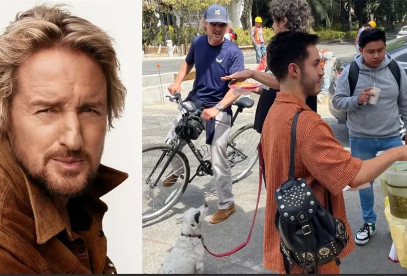FOTOS| Owen Wilson sorprende a sus fans comiendo taquitos de canasta en la CDMX