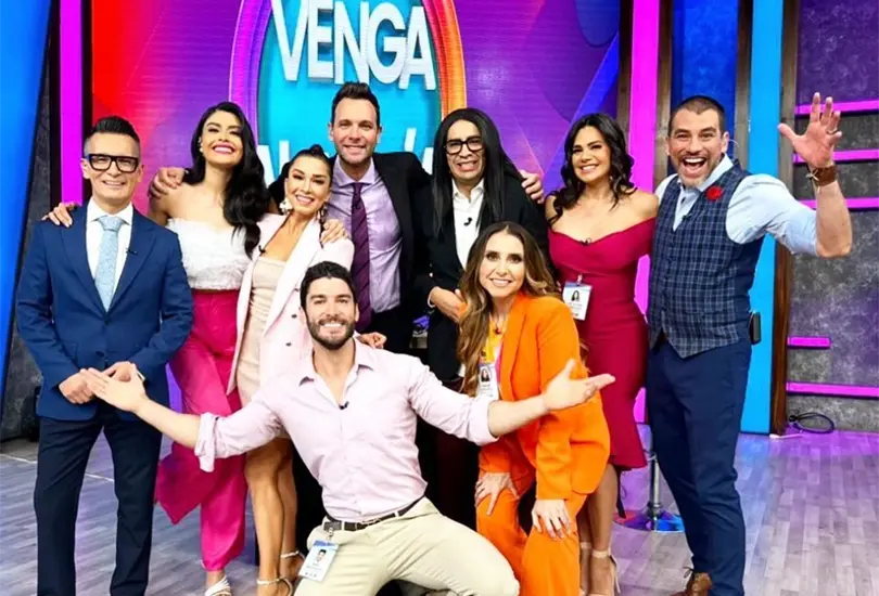 Conductores de Venga la Alegr&iacute;a 