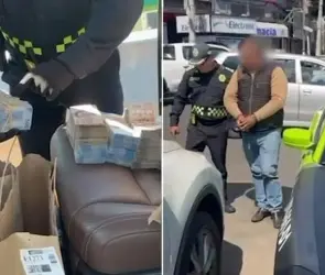 Arrestan en la CDMX a individuo con 2.5 millones de pesos en efectivo ¿son ilegales?
