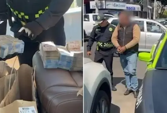 Arrestan en la CDMX a individuo con 2.5 millones de pesos en efectivo ¿son ilegales?