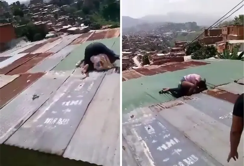 Los vecinos no intervinieron para tranquilizar a las mujeres. Los vecinos no intervinieron para tranquilizar a las mujeres.