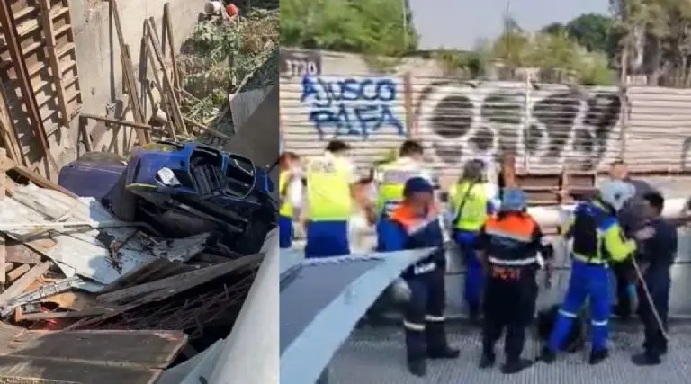 Así quedó el auto del hombre asesinado cerca de Plaza Artz. Foto: especial.
