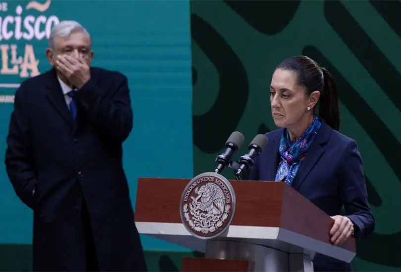 Sheinbaum lament&oacute; reportaje contra AMLO.