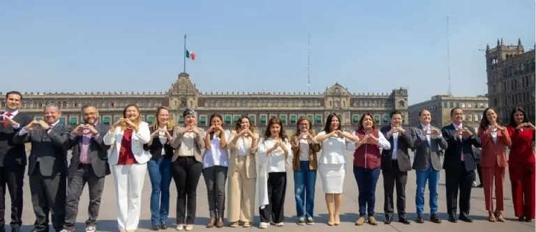 Caty Monreal se reúne con Clara Brugada. Foto: X.