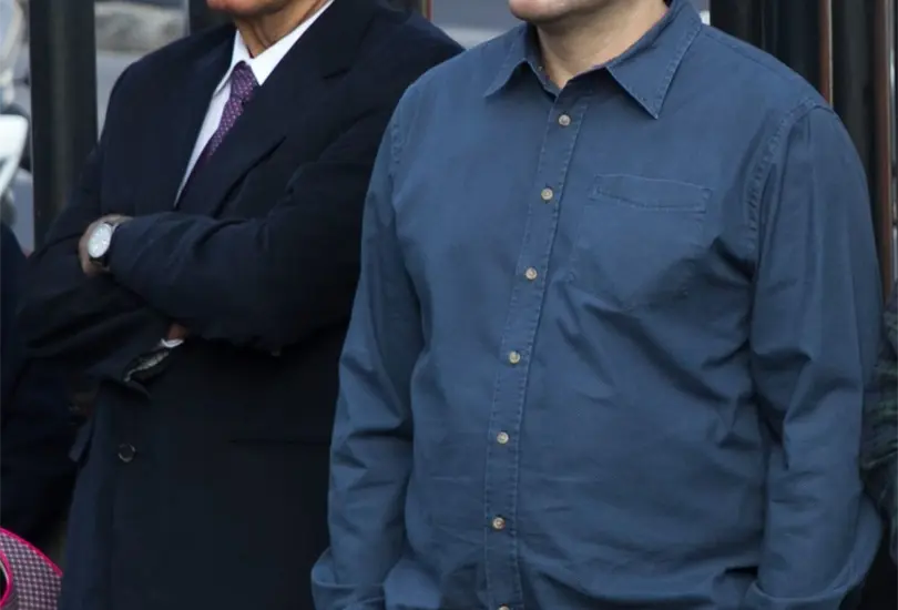 AMLO junto a José Ramón López Beltrán, su hijo. AMLO junto a José Ramón López Beltrán, su hijo.