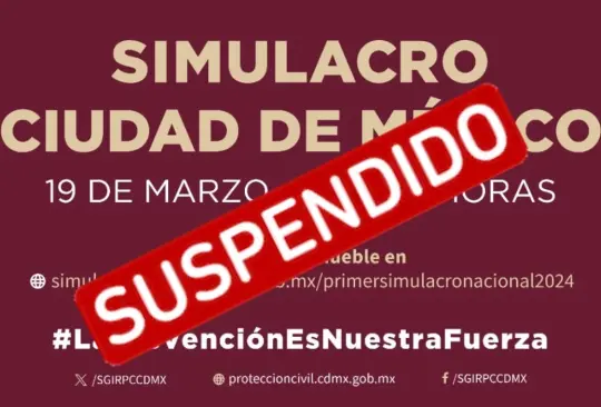 Suspenden el primer Simulacro Nacional del 2024: ¿Cuál es la nueva fecha?