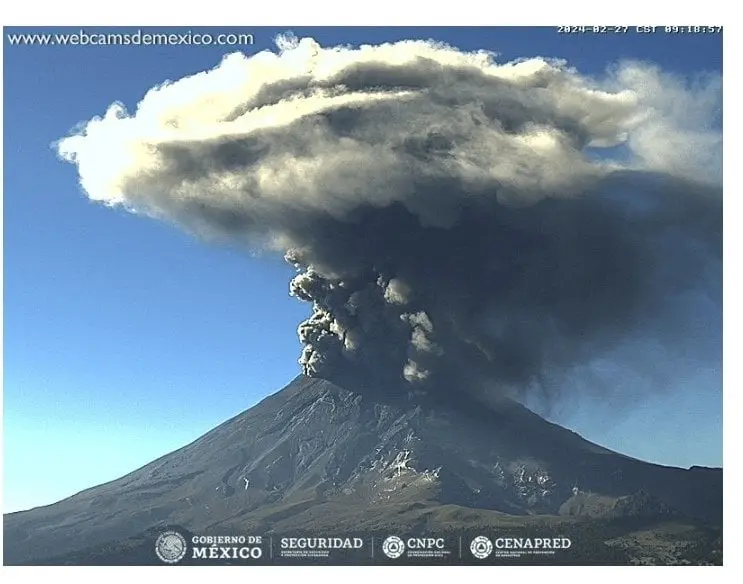 Volc&aacute;n Popocat&eacute;petl: &iquest;En qu&eacute; estados caer&aacute; ceniza por la actividad volc&aacute;nica de Don Goyo?
