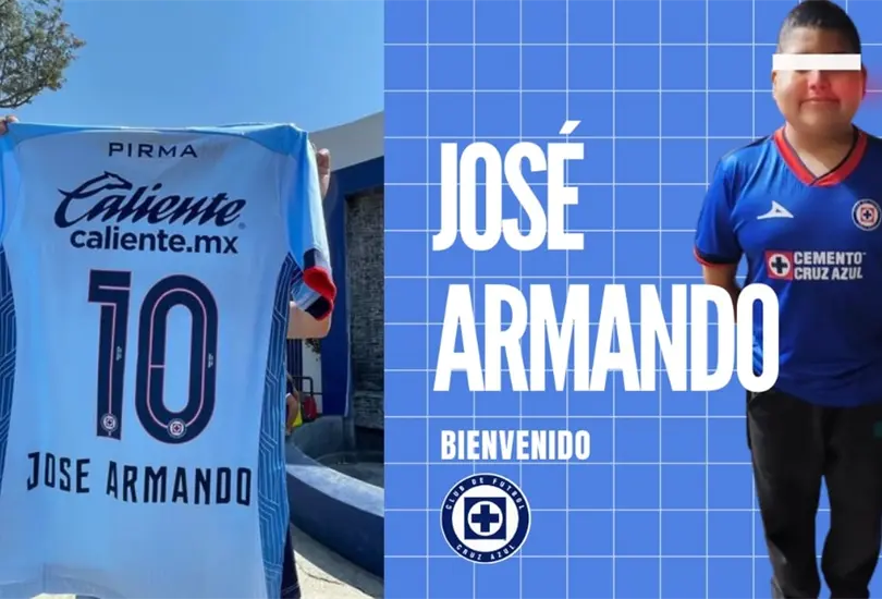 El emotivo gesto de Cruz Azul: cumpliendo el sue&ntilde;o de Jos&eacute; Armando en su batalla contra el c&aacute;ncer