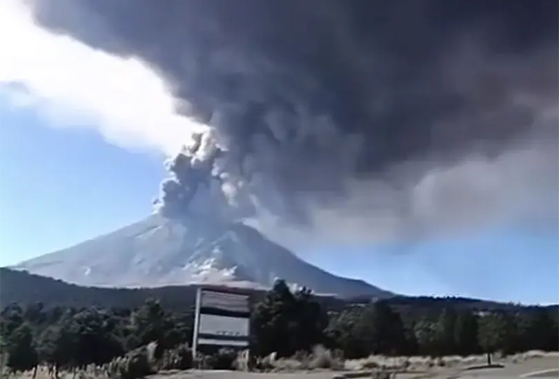 Popocat&eacute;petl: Cuidados y precauciones ante la ceniza volc&aacute;nica en M&eacute;xico