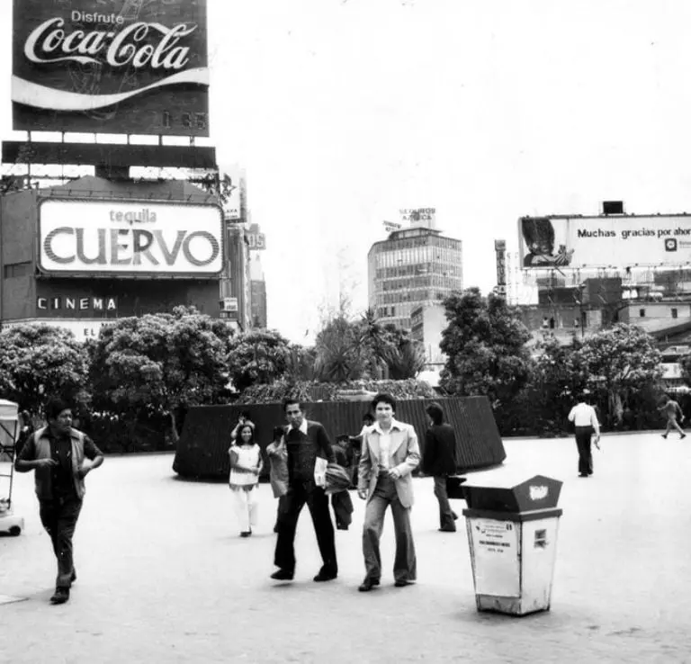 La Glorieta de Insurgentes en los años 70. (Archivo)