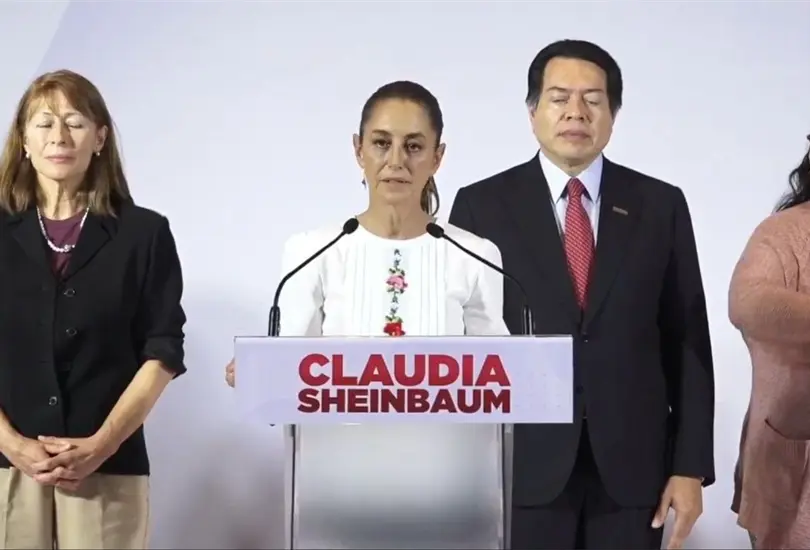 Claudia Sheinbaum present&oacute; a su equipo de campa&ntilde;a 