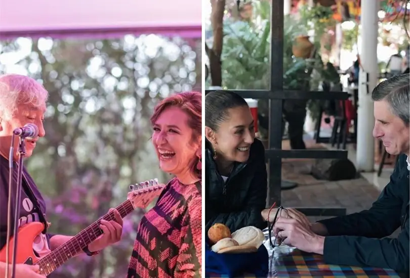 Los esposos de Claudia Sheinbaum y X&oacute;chitl G&aacute;lvez. 