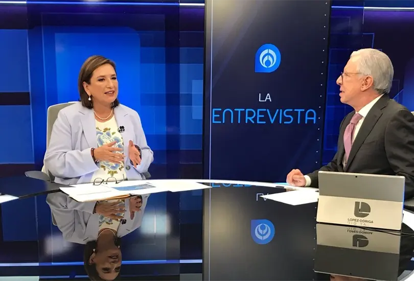 López Dóriga confunde a Xóchitl Gálvez con Sheinbaum al finalizar entrevista: Gracias, Claudia López Dóriga confunde a Xóchitl Gálvez con Sheinbaum al finalizar entrevista: Gracias, Claudia