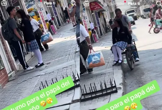 Pap&aacute; espera a que su hija acabe de besar a su novio y video abre debate en redes