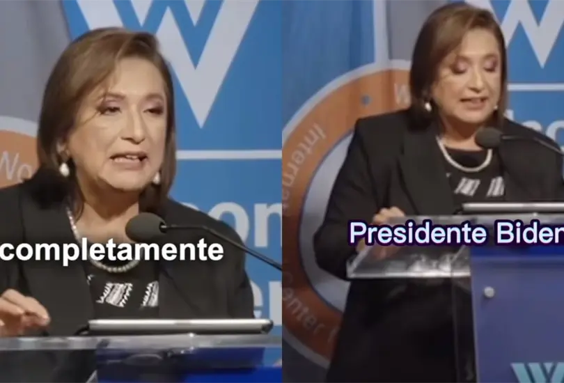 Mario Delgado se mofa del ingl&eacute;s poco fluido de X&oacute;chitl G&aacute;lvez 