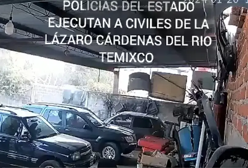 Filtran video de polic&iacute;as de Morelos ejecutando a civiles armados que ya se hab&iacute;an sometido