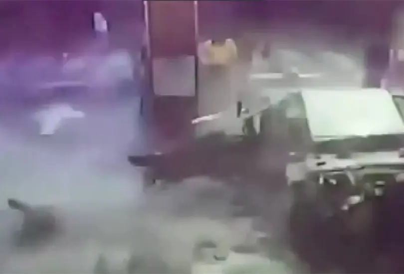 La polic&iacute;a viajaba con sus tres hijos menores de edad.