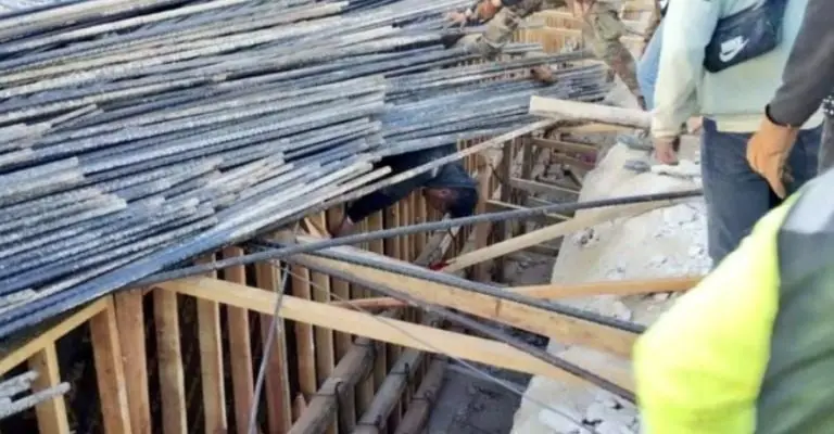 El Tren Maya colapsó en una zona que está en construcción. Foto: especial.