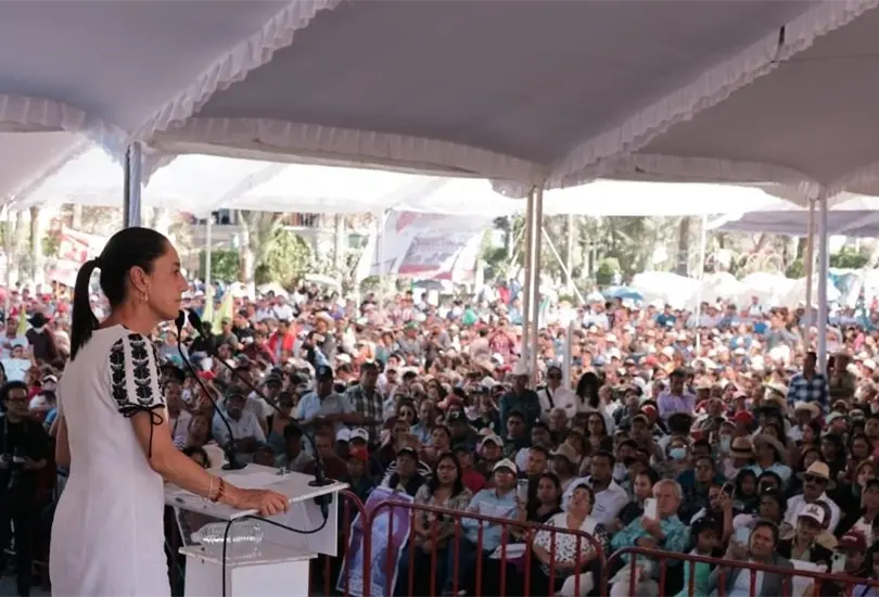 Claudia Sheinbaum, candidata presidencial de la coalici&oacute;n Sigamos Haciendo Historia, realiz&oacute; una gira por el estado de Puebla.