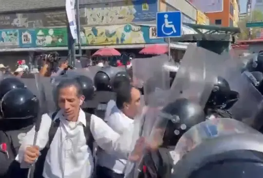 En su mayoría los manifestantes eran trabajadores del metro de la CDMX en donde se manifestaron para exigir condiciones dignas laborales 