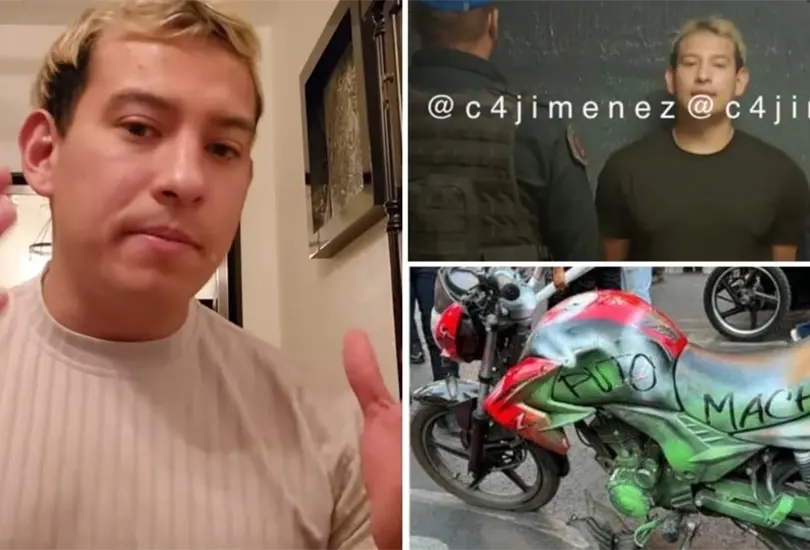 El motociclista asegur&oacute; que el motivo por el que avent&oacute; golpes contra manifestantes fue por "leg&iacute;tima defensa"