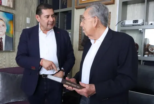 La reunión de Alejandro Armenta con Cuauhtémoc Cárdenas. La reunión de Alejandro Armenta con Cuauhtémoc Cárdenas.