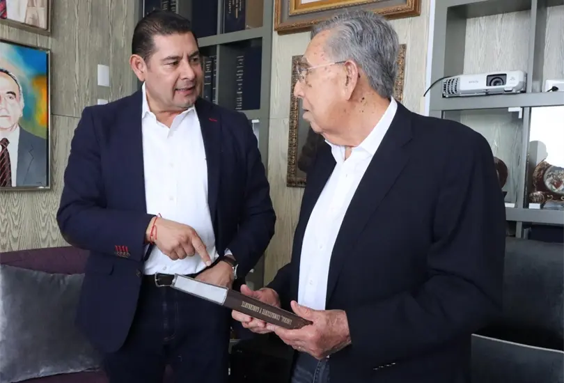 La reuni&oacute;n de Alejandro Armenta con Cuauht&eacute;moc C&aacute;rdenas. 