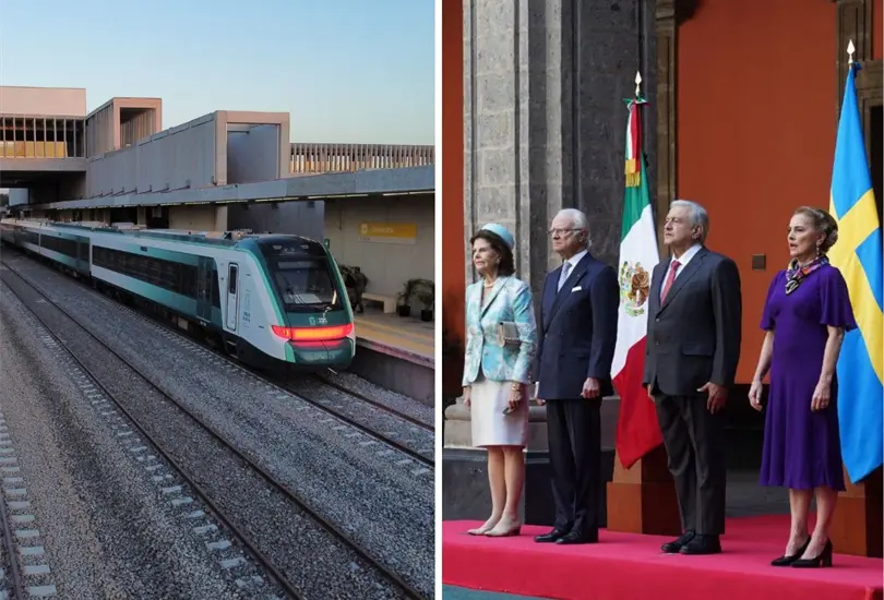Los reyes de Suecia no se subirán al Tren Maya. Los reyes de Suecia no se subirán al Tren Maya.