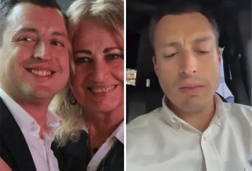 Luis Donaldo Colosio se despide de Hilda Elisa Riojas. 