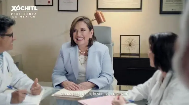 Xóchitl Gálvez promete atención privada gratuita. Foto: captura de pantalla.