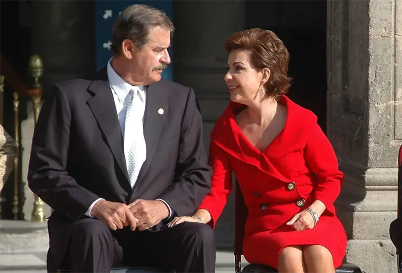 Vicente Fox y Marta Sahag&uacute;n se casaron un a&ntilde;o despu&eacute;s de que el panista llegara a la presidencia de M&eacute;xico. 