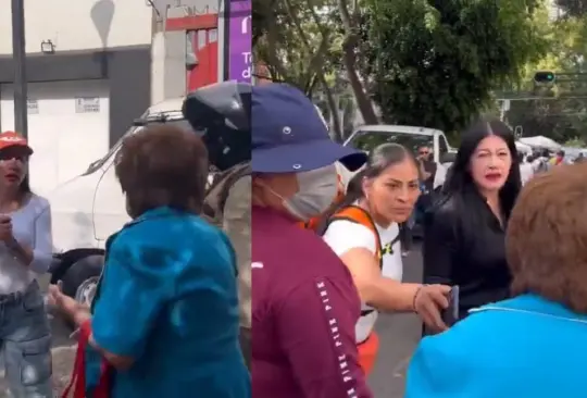 Equipo de Sandra Cuevas insulta y agrede a mujer mayor por reclamos sobre su gestión| VIDEO