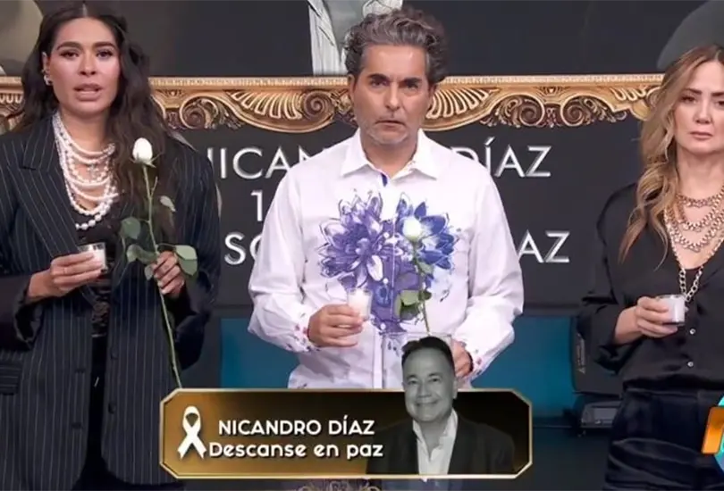 Conductores de Hoy lamentan muerte de Nicandro D&iacute;az. 