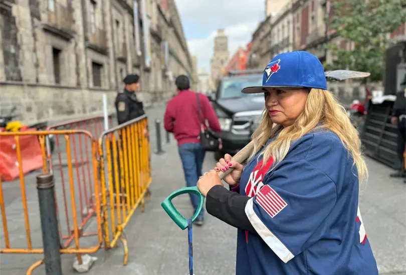 Ceci Flores acudi&oacute; a Palacio Nacional para pedir una reuni&oacute;n con AMLO. 