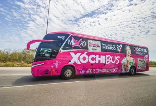 VIDEO| Así luce por dentro el "Xochibus" con el que Xóchitl Gálvez recorrerá México VIDEO| Así luce por dentro el "Xochibus" con el que Xóchitl Gálvez recorrerá México