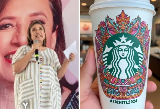 La polémica con Xóchitl Gálvez y los vasos de Starbucks. 