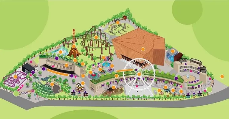 En la página oficial del parque puedes encontrar un mapa interactivo para descargar y así consultarlo en tu visitaFoto: AztlánParqueUrbano