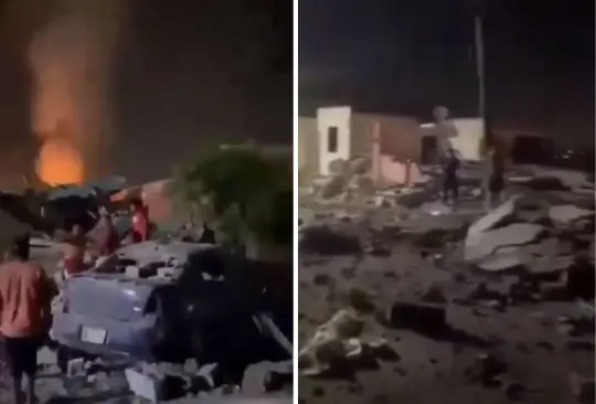 Explota casa durante la madrugada en Tamaulipas. 